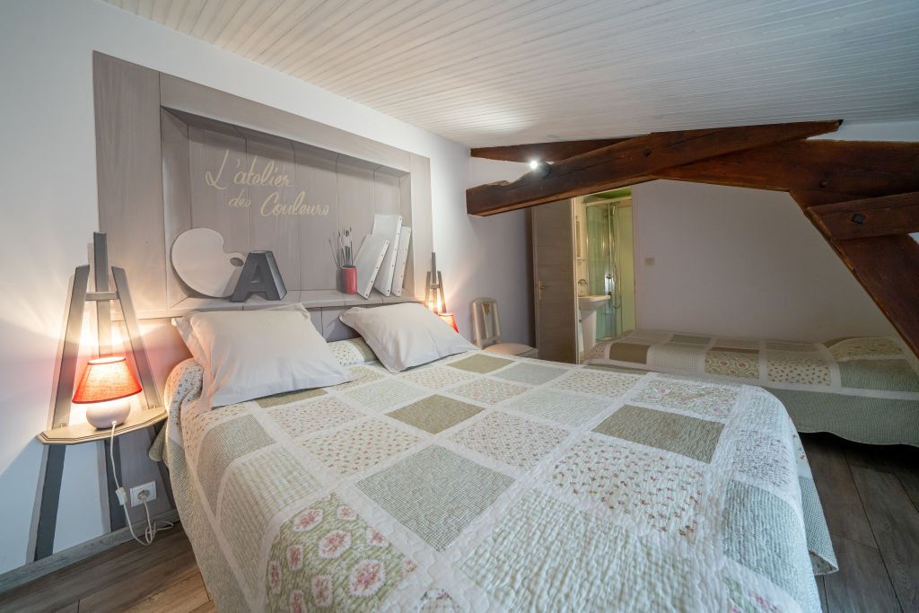 Les chambres du Gîte de l’Hubertière